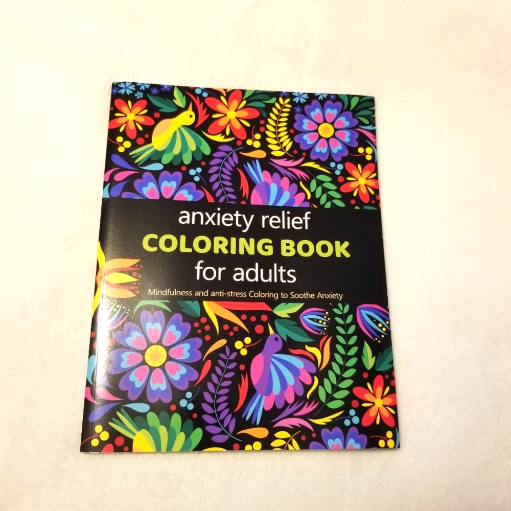 Anxiety Relief Coloring Book for Adults New Anti-stress Mindfulness